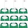 Aide à l'entraînement de golf, paquet de 9, coupe et drapeau, putters en plastique pour intérieur et extérieur, enfants, hommes, femmes, bureau