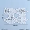 Yu Meimei bricolage cristal dégoulinant moule défense chat visage poing boucle bijoux Silicone PB6R