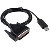 Datorkablar FTDI USB till Rs232 25 Pin DB25 Male Connector Serial Adapter Cable CNC styr Programmering Compatib C-232R US-232R