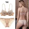 Victoria Bra Set Sexy Secret Girl Lace Thin Underwear Adjustable Top Support Small Chest Gathering