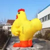 Partihandel attraktiv uppblåsbar kycklingluftsblåst tupp kukmodell jätte sprängda djur för utomhusevenemang dekorationer