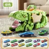 Party Favor Racing Track Stockable Dinosaur Jouet Avaler Véhicule Jeu Voiture Transporteur Camion Cadeau De Noël Pour Garçon Montessori