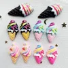 Craft Tools Ice Cream Harts Flat Back Home Decor Scrapbook DIY Make Decorative Materials 20st/Lot