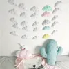 Decorative Figurines Nordic Felt Cloud Garlands String Wall Hanging Ornaments Baby Bed Kids Room Decoration Nursery Decor Po Props Party