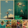 Paintings Castle In The Sky Poster Decor Anime Posters For Home Room Wall Sticker Pictur Kraft Paper Retro And Prints Art Bar 4K HD