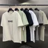 Summer Men Women Designers T Shirts Loose Oversize Tees Apparel Fashion Tops Mans Casual Chest Letter Shirt Luxury Street Shorts Sleeve Clothes Mens Tshirts