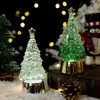 Christmas Decorations Colorful LED Tree Night Light Holiday Party Decoration 2024 Year Children Desktop