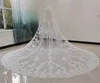 Pattern Cathedral Length Bridal Veil Lace Veil Wide Veil 1 Layer Wedding Veil Metal Comb Real Po 240123