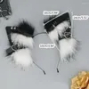 Cerceau de cheveux Cosplay oreilles de chat mignonnes, fournitures de fête, avec bijoux pendants, bandeau pour femmes et adolescents pour diffusion en direct, bandeau de carnaval