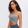 LL-2026 Sujetador Yoga Deporte Alto Impacto Fitness Top sin costuras Gimnasio Mujer Ropa activa Yoga Entrenamiento Chaleco Deportes Almohadilla para el pecho extraíble Tops Mismo estilo Venta caliente