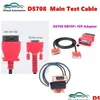 Diagnostic Tools For Autel Maxisys Ds708 Main Test Obdii Ms906/908/905/808 Adapter Ms 908 Pro 16 Pin Ms908 Scanner Drop Delivery M Dhf6B