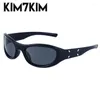 Sunglasses Y2k Sports Women Men 2024 Luxury Brand Fashion Classic Punk Sun Glasses Female Retro 2000' Futuristic Sunglass Shades