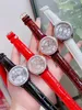 2024 nuove donne 34mm orologio macchinari importati dal Giappone cedro macchinari vetro zaffiro cinturino in vera pelle di vacchetta cinturino in acciaio interceramico 3161
