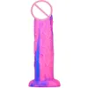 Dongs Magic Root Silicone liquido Miscelazione dei colori Simulazione Cavallo Cazzo Dildo Prodotti del sesso per adulti femminili