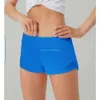 Lu Yoga Outfits Damen Sport Shorts Casual Fitness Hotty Hot Pants für Frau Mädchen Workout Gym Laufen Sportbekleidung Lu mit Reißverschlusstasche Qu 43 Sw Hoch schwören