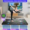 Dance Mat Game for TVPC Double Family Sports Motion Sensing Game Non-Slip Music Fitness Carpet Birthday Gift for KidsAdults 240129