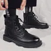 Boots Lace-Up Genuine Leather Fashion Shoes Men 2024 Arrival Male Desert Tactical Military Boot Classic Business Outdoor