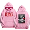 Men's Hoodies Sweatshirts One Piece Theater Red Print Fall Winter Hoodie Daily Top Dsh8