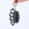 Optimal Self-defense Bracelet Defense and Protection Finger Buckle Tiger Fist Laser Flashlight Grenade Toy Keychain Pendant RZMH