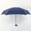 Paraplyer mini ficka kompakt paraply sol uv 5 vikande regn vindtät resa transparent poncho hoodie set utomhus vandring camping verktyg