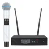 Microphones ! SOMLIMI Professional Wireless Microphone System QLXD4 High Quality UHF Singing Wedding Performance