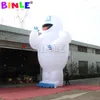 wholesale Éclairage LED Airblown 9 mH (30 pieds) avec ventilateur Bonhomme de neige gonflable géant de Noël / Décoration de bonhomme de neige abominable Bumble pour cour ou maison