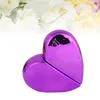 Storage Bottles 25ML Bottle Heart Shape Refillable Empty Mist Spray Water Lotion Container Dispenser For Cleaning Products Purple