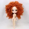 ICY DBS Blyth Puppe für Serie NoBL22312237 Ingwer-Afrohaar Geschnitzte Lippen Mattes Gesicht mit Augenbraue Gelenkkörper 16 Bjd 240129