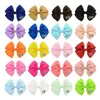 Hårtillbehör Mengna 3.5 "Girls Grosgrain Ribbon Boutique Bows With Alligator Clips Bow for Children 100CS/Lot