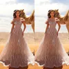 Fashion Evening Dresses Sequined Feather Prom Gowns Off Shoulder A Line Princess Custom Made For Formal Party Dresses Plus Size
