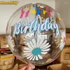 زخرفة الحفلات 3/5pcs 20inch Bobo Ball Balloons على الوجهين عيد ميلاد Love Chrysanthemum Holiday Layout