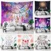 Gobelinowe łapacz snów Tobestry Decor Hippie Boho Color Fireath Mata Mata Sypialnia Dekoracja domu Estetyka