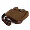 Accesorios para bolso de cámara bolso de hombro DSLR de lona Vintage portátil mensajero Diagonal para Olympus LI-1830 YQ240204