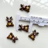 Craft Tools 20 DIY Christmas Gifts Birthday Reindeer Resin Flat Back Cabochon Art Supplies Decoration Charm Party