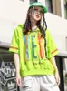 Damen T-Shirts Max LuLu 2024 Koreanische Damenmode Bedruckte Kapuze Sommer T-Shirt Punk Fitness Kleidung Damen Luxus Lose Lässige Reißverschluss Tops