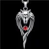 Pendant Necklaces 2022 Wolf Couple Necklace Heart Gothic Accessories Vintage Wholesale Items Indie Luxury Aesthetic Pendants Drop Del Dheta