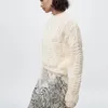 Women's Sweaters Casual Short Sweater Pullovers Beige Soft Knitwear Women Autumn Winter Long Sleeve Knit Jumper Female 2024