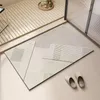 Bath Mats Diatom Mud Bathroom Anti-slip Mat Quick-drying Water-absorbent Thickness 2.5mm Rug Shower