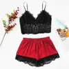 BH's Sets Gratis bezorging Sexy Lingerie Set Plus Size damesondergoed Sling Nachtkleding Kant