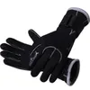 Divsil Winter Outdoor Swimming Gloves Water Rescue M tjocklek Neopren Håll varma Nonwatterproof Glove Black 1 Par 240131