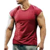 Tanktops voor heren Heren Top Gym Workout Fitness Bodybuilding Mouwloos shirt Mannelijke katoenen kleding Sport Singlet Vest ondershirt