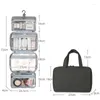 Storage Bags Travel Hanging Toiletry Bag Water-proof Cosmetic Bathroom Beauty Wash AccessoryTowel Wet Dry Separated