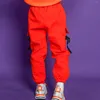 Trousers Hip Hop Girls Pants Teenage Cargo Jazz Dance Costumes Kids Children Sweatpants Street Wear 5-16 Years