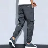 Calças masculinas 2024 primavera verão moda esportes solto casual versátil workwear sólido plus size L-5xl