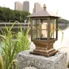 Wall Lamps European Waterproof Pillar Lamp Villa Courtyard Gate Column Outdoor Light Garden Landscape Lighting