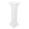 Fiori decorativi Colonna romana Vasi da fiori quadrati Strada all'aperto Pilastro Statua Guida artistica per cestini Sposa in plastica