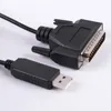 Компьютерные кабели FTDI USB к RS232 25-контактный разъем DB25 Последовательный адаптерный кабель Управление ЧПУ Программирование Совместимость C-232R US-232R