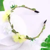 Accessoires pour cheveux Oaoleer Boho fleur bandeaux pour femmes filles mariée couronne bandeaux enfant cerceau corée chapeaux mariage