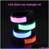 Pulseras inteligentes Zapatos LED Clip Light Ip67 Luces de advertencia nocturnas impermeables Decoración para ciclismo Street Dance .1 Drop Delivery Cell P Ot8Qu