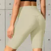 Yoga L2085 Workout Leggings Outfits Anzug Align Damen Sport Hohe Taille Yoga Shorts 5-Punkt-Hosen Laufen Fitness Gym Unterwäsche